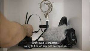 Tip Webcam find an external microphone