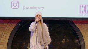 Yasmin poesy on stage